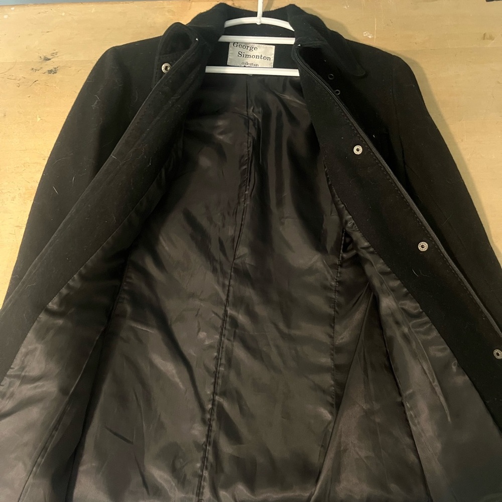 George Simonton Black Military Field Jacket - Picture 3 of 4